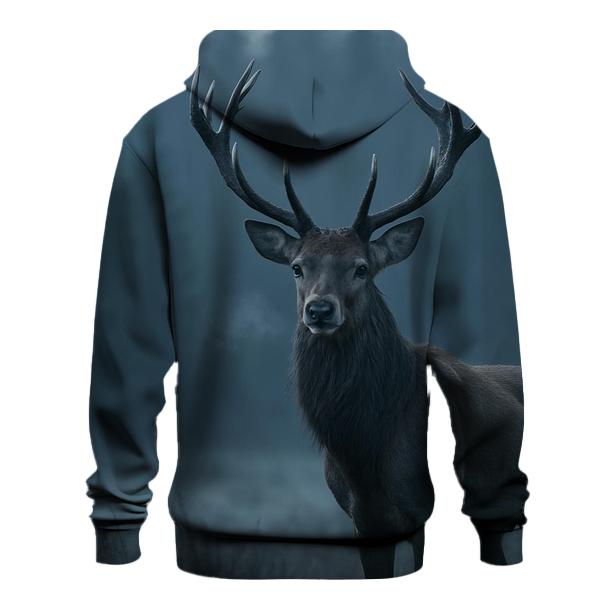 Mist Edge Stag Red Deer zip-up hoodies