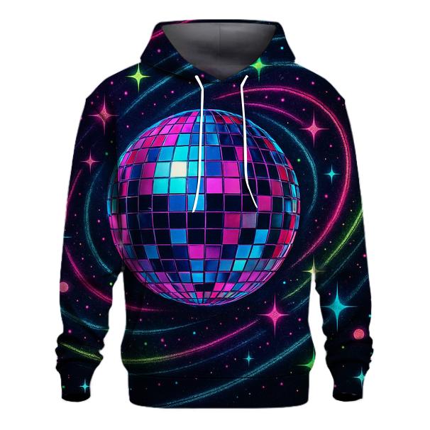 Neon Disco Orbital pullover hoodies