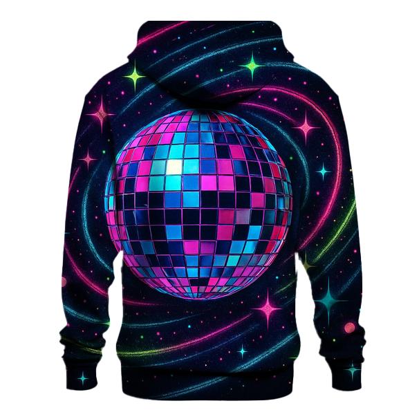 Neon Disco Orbital pullover hoodies