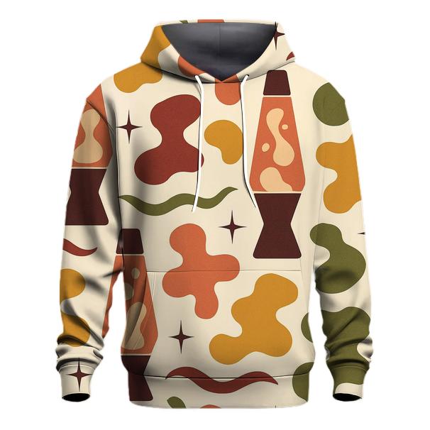 Groovy Lava Lamp Lounge Pattern heavyweight hoodies