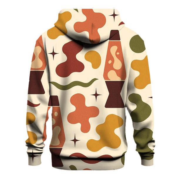 Groovy Lava Lamp Lounge Pattern heavyweight hoodies