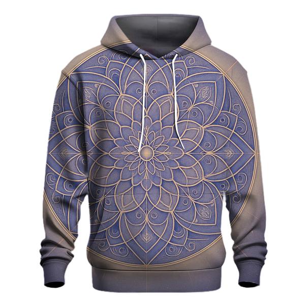 Aurora Prayer Geometry embroidered hoodies