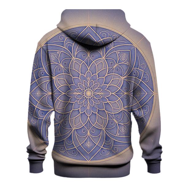 Aurora Prayer Geometry embroidered hoodies