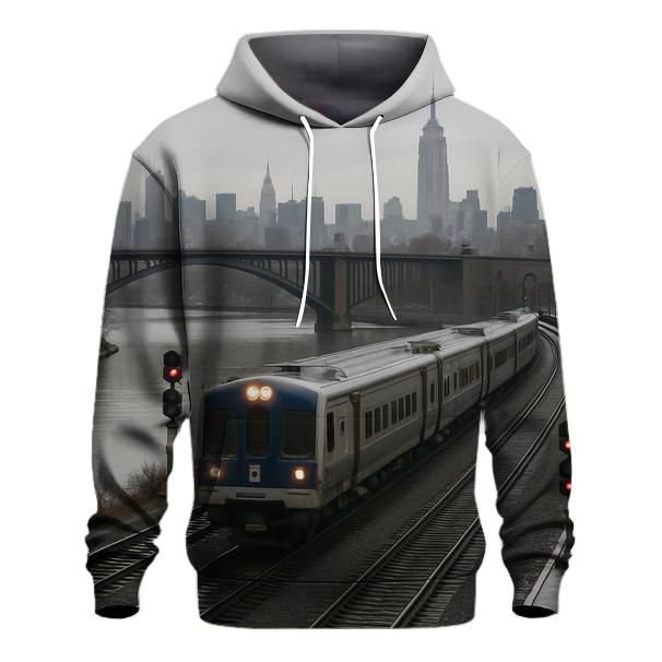 Harlem River Rail Curve With Midtown Beyond hoodies fashion