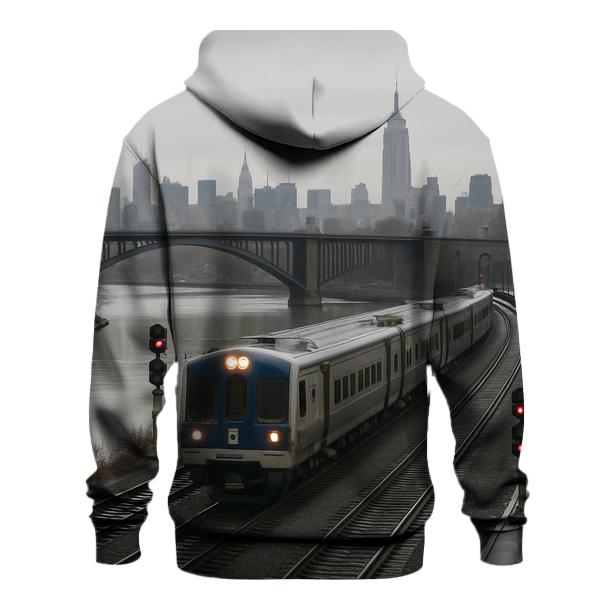 Harlem River Rail Curve With Midtown Beyond hoodies fashion