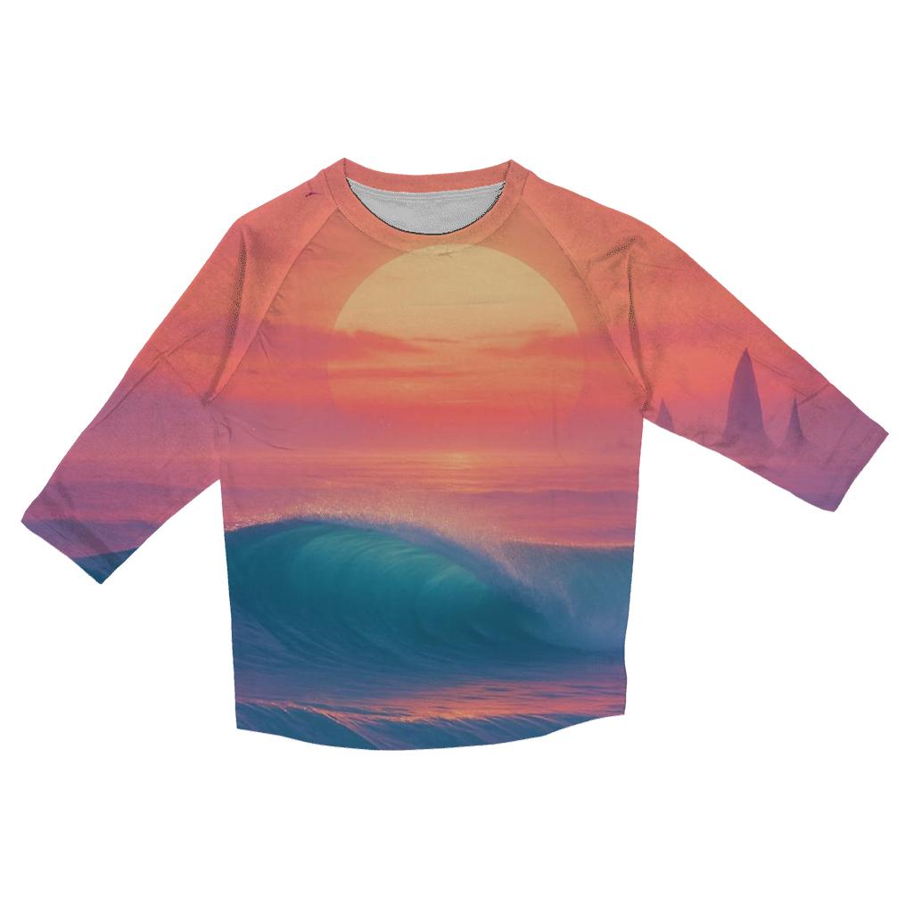 Eclipse Surf At The Coral Horizon personalized 3/4 sleeve tees