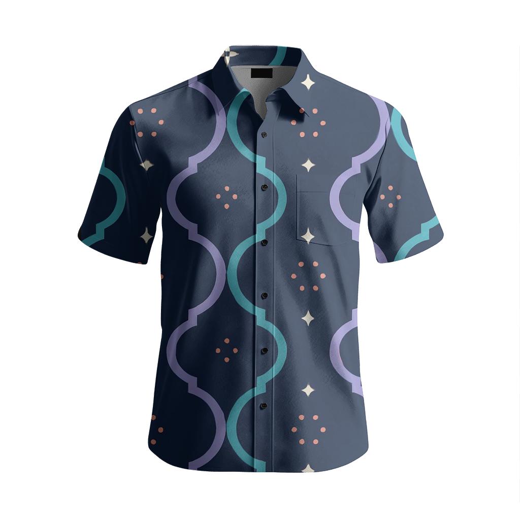 Aurora Ogee Constellation Repeat personalized embroidery shirts