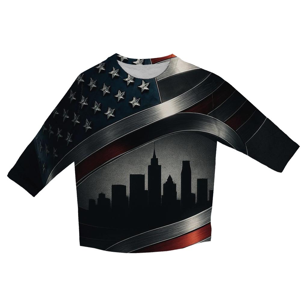 Steelwave Union Banner stylish quarter sleeve tops