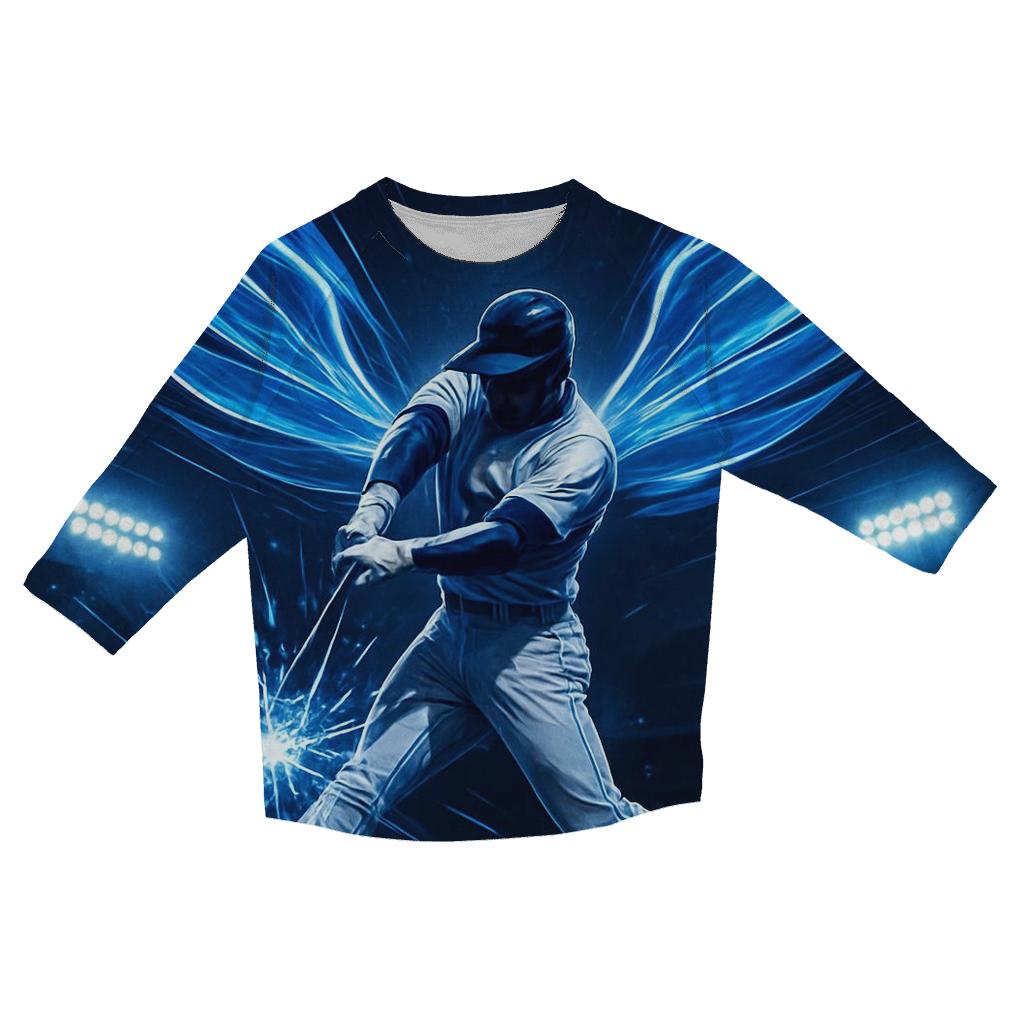 Midnight Stadium Wingburst Swing custom 3/4 sleeve shirts
