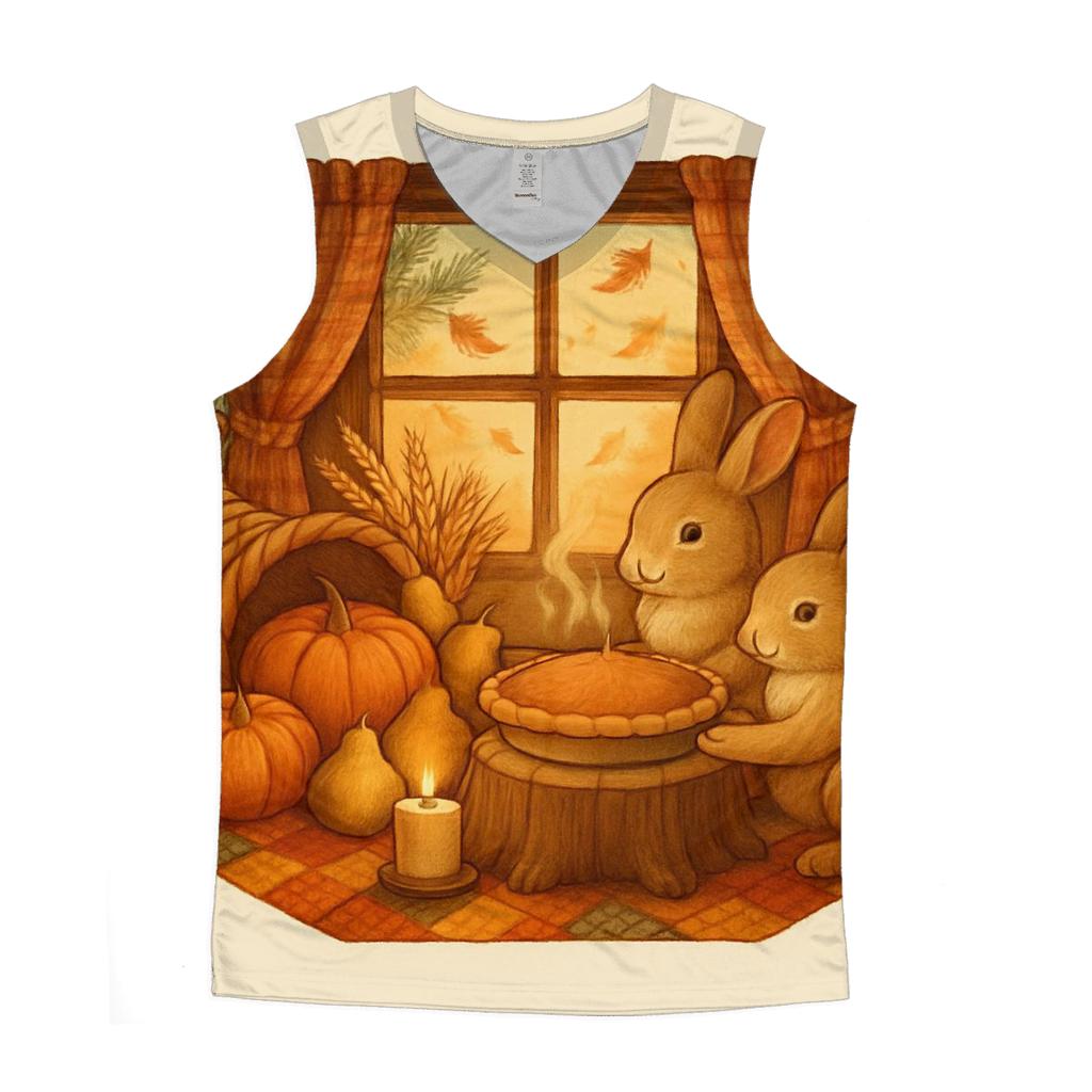 Candlelit Cornucopia Cottage cotton sleeveless tops
