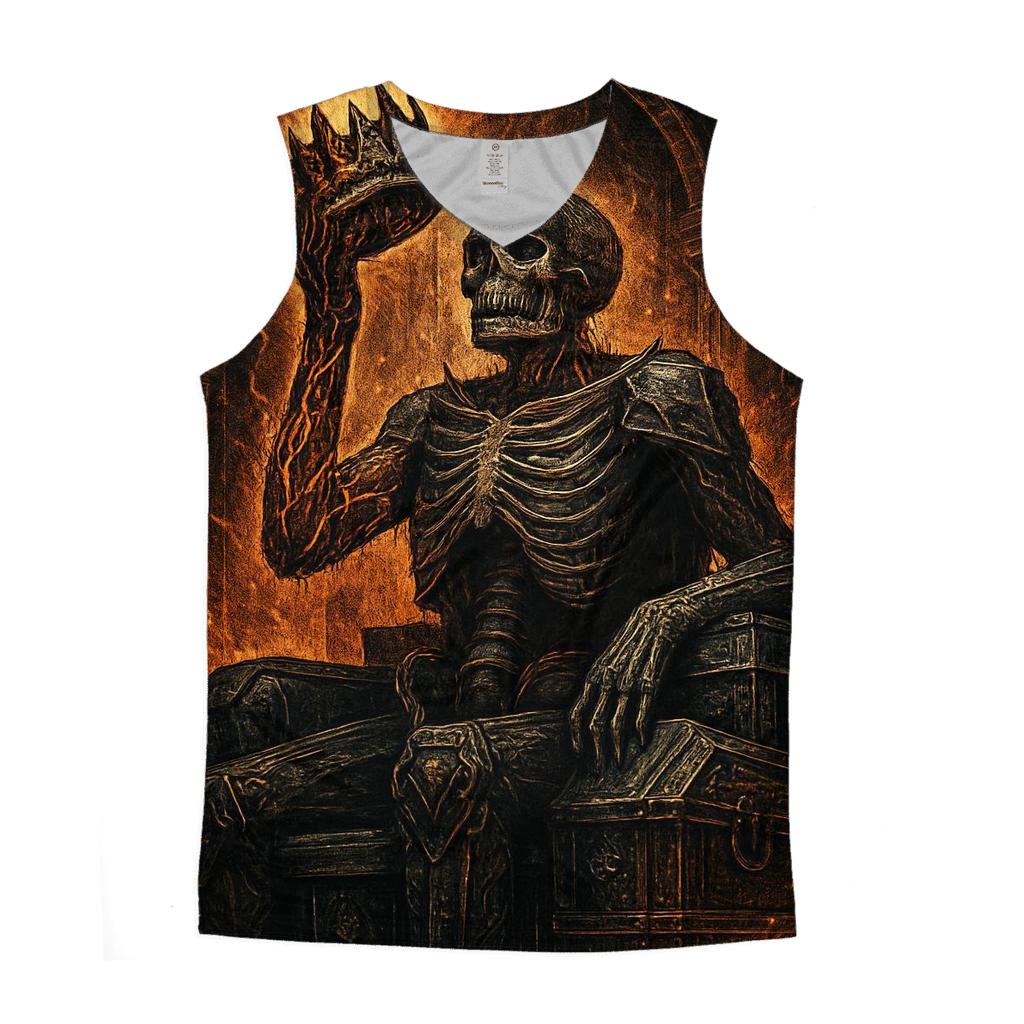 The Crowned Furnace Warden personalized athletic tanks