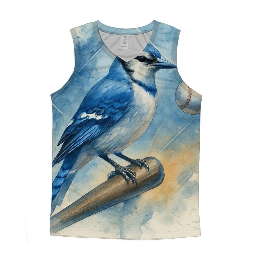 Bat Grip Reverie With Blue Jays Flight trendy fitted tank tops