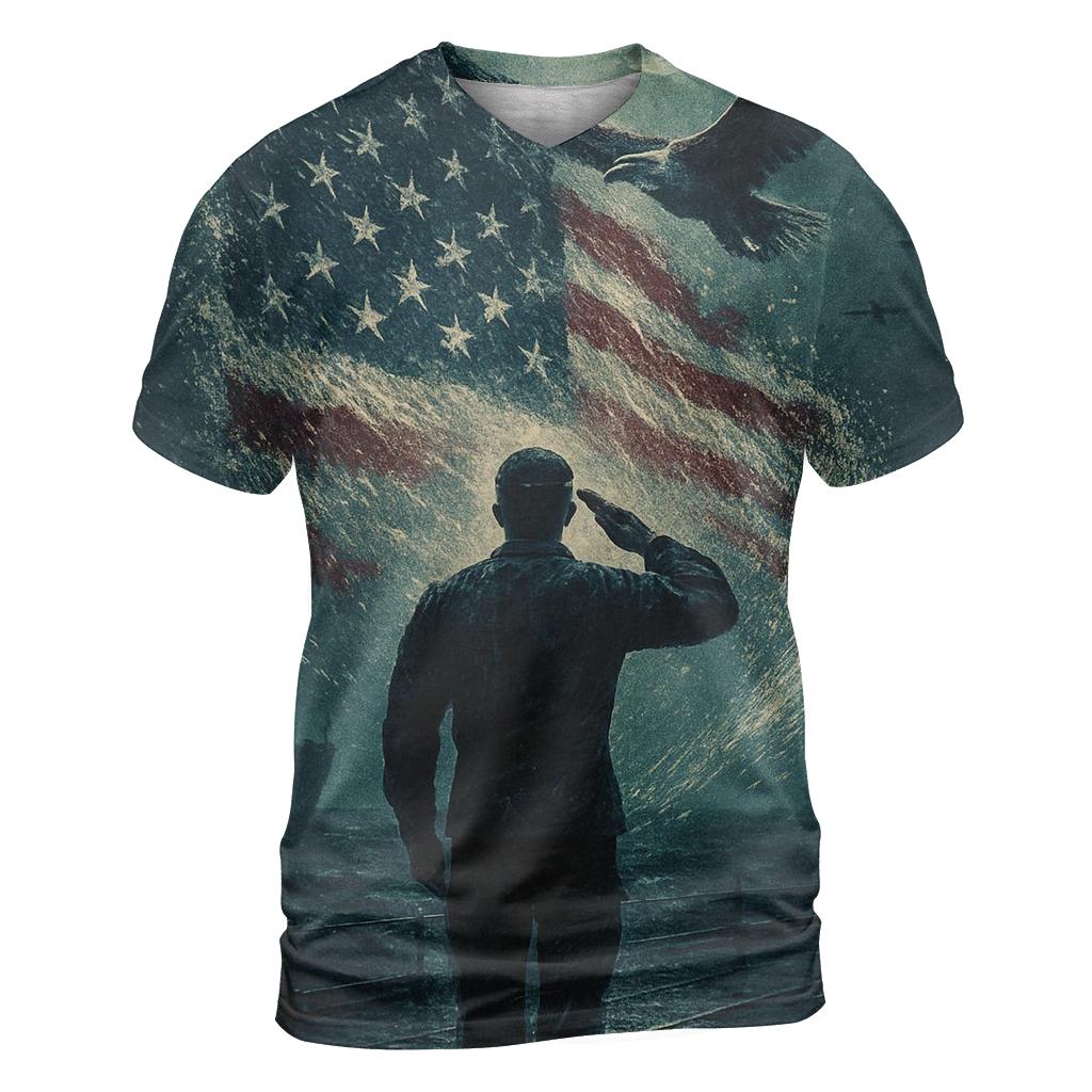 Liberty Afloat Honor Wake unique graphic print tees
