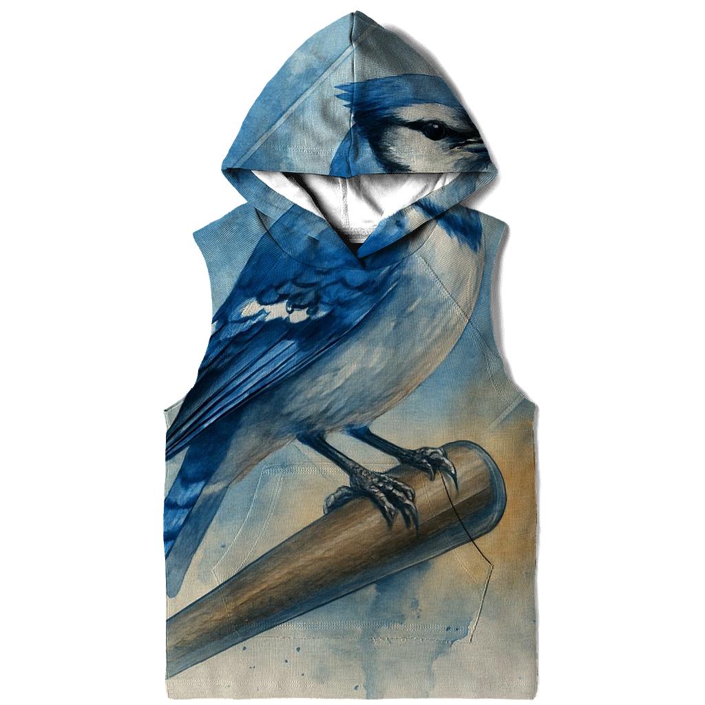 Bat Grip Reverie With Blue Jays Flight embroidered hoodies