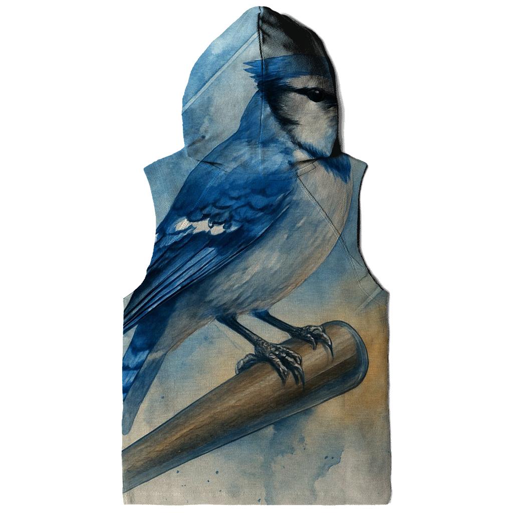 Bat Grip Reverie With Blue Jays Flight embroidered hoodies