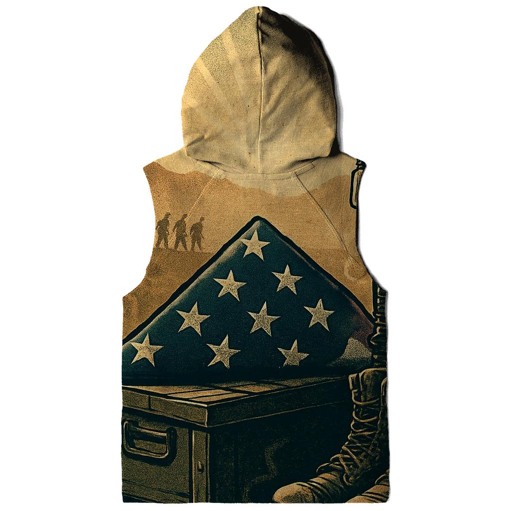 Desert Vigil Of The Folded Stars zip-up hoodies