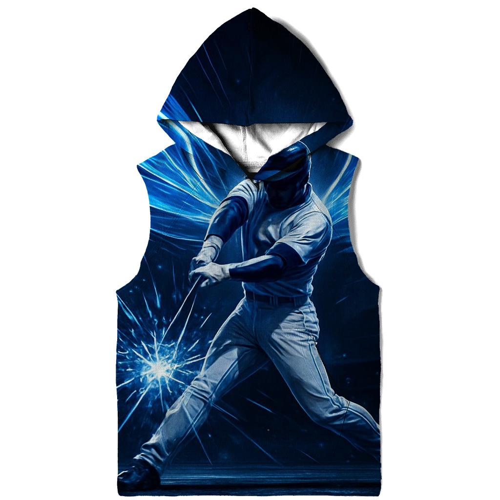 Midnight Stadium Wingburst Swing embroidered hoodies