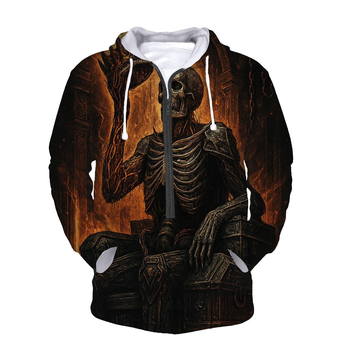 The Crowned Furnace Warden designer hoodies