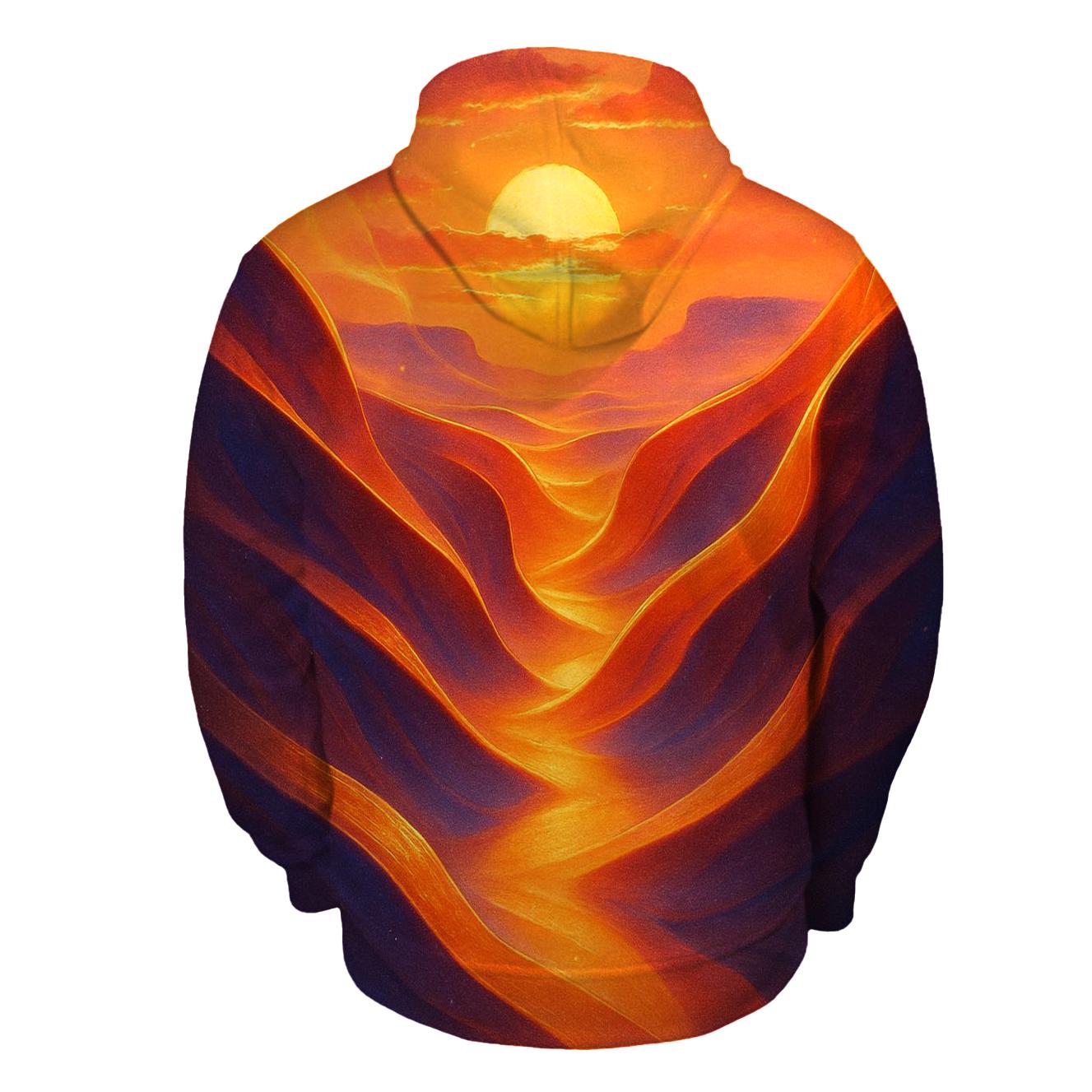 Lavender Dune Cathedral At Sundown embroidered hoodies