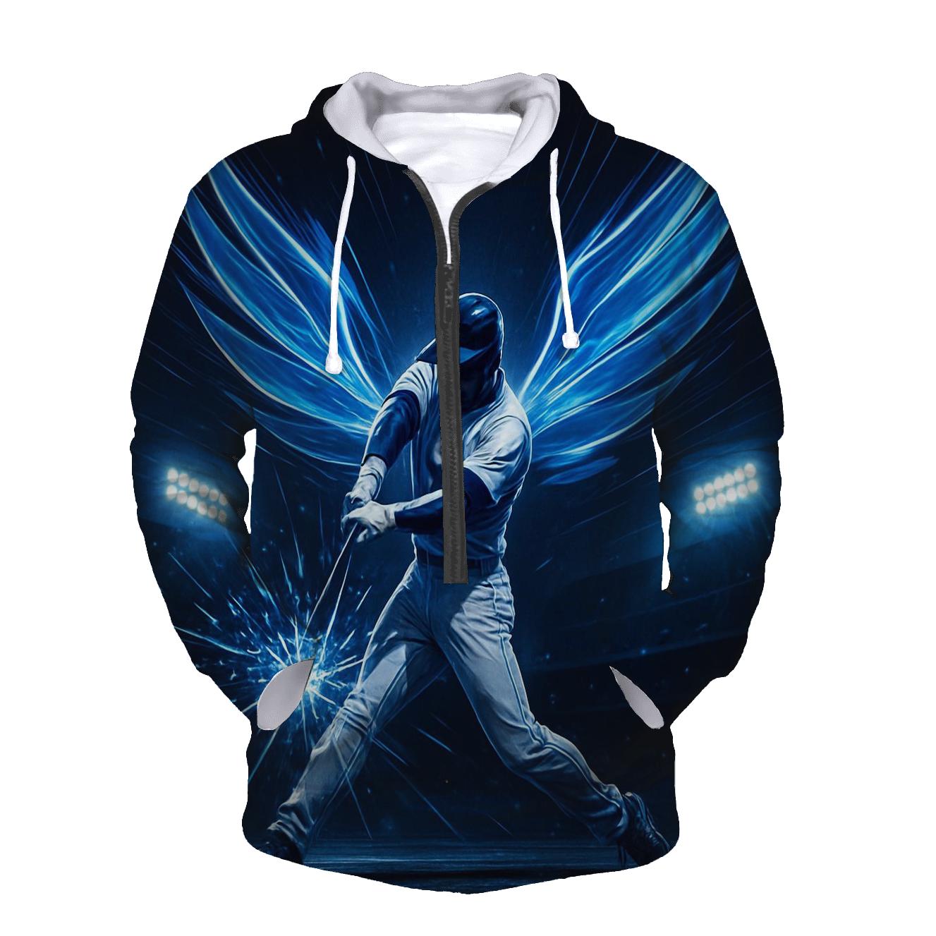 Midnight Stadium Wingburst Swing graphic hoodies