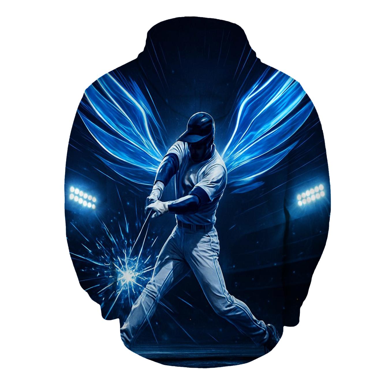 Midnight Stadium Wingburst Swing graphic hoodies