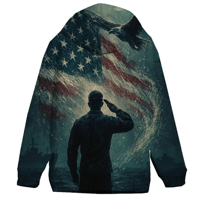 Liberty Afloat Honor Wake premium hoodies