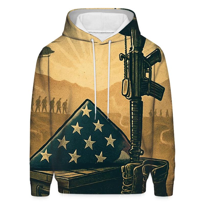 Desert Vigil Of The Folded Stars printed hoodies