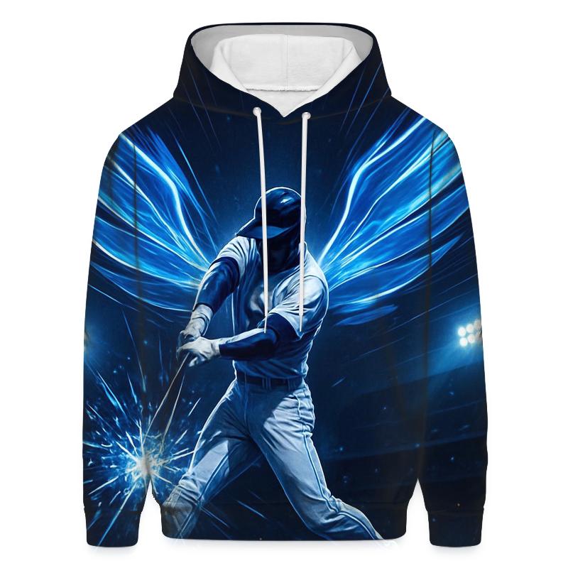 Midnight Stadium Wingburst Swing graphic hoodies