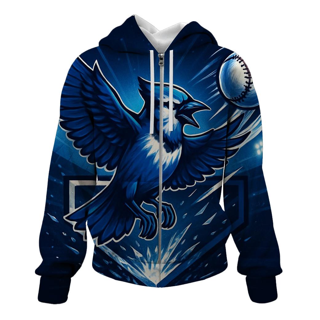 Midnight Wingburst Blue Jays Diamond designer hoodies