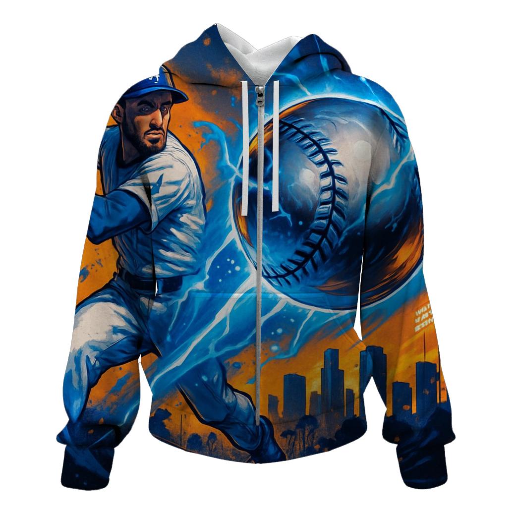 Chrome Fastball Over Sunset Boulevard pullover hoodies