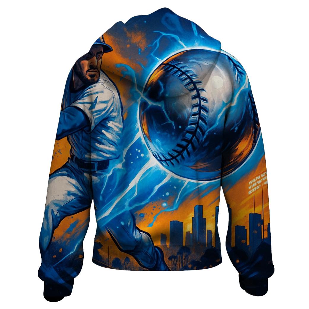 Chrome Fastball Over Sunset Boulevard pullover hoodies