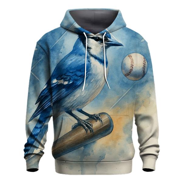 Bat Grip Reverie With Blue Jays Flight graphic hoodies