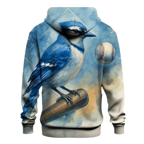 Bat Grip Reverie With Blue Jays Flight graphic hoodies