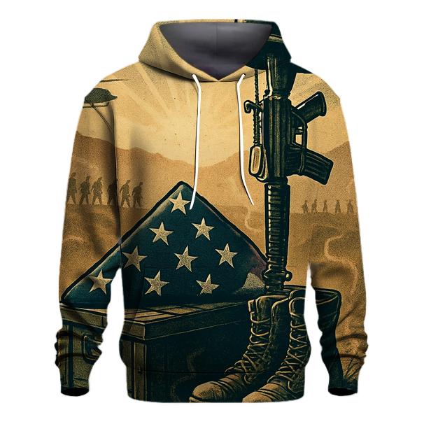 Desert Vigil Of The Folded Stars embroidered hoodies