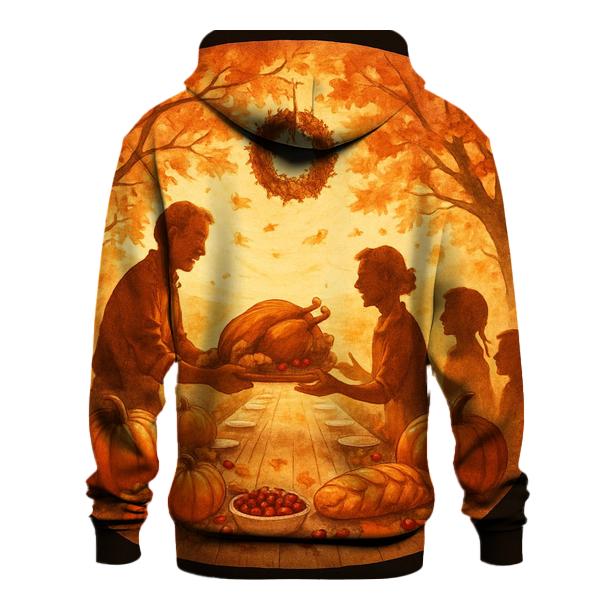 Sunset Feast Under Maple Canopy designer hoodies
