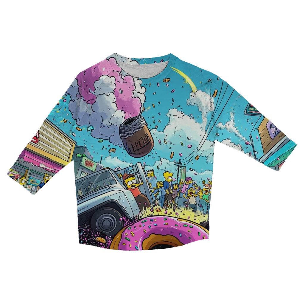 Springfield Sinkhole Street Carnival custom 3/4 sleeve shirts