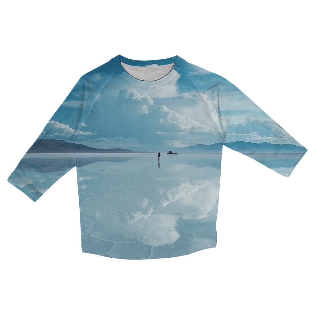 Salar De Uyuni - Uyuni printed three quarter sleeve shirts