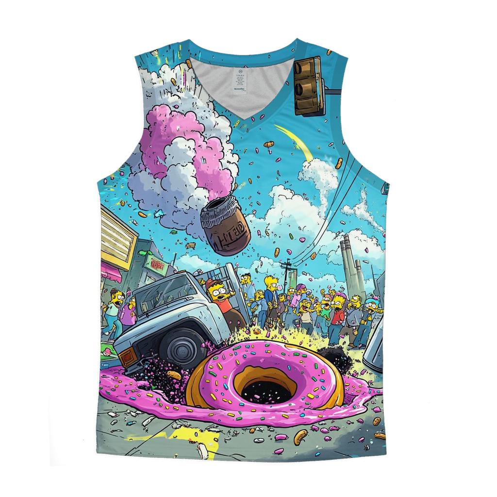 Springfield Sinkhole Street Carnival designer workout tanks