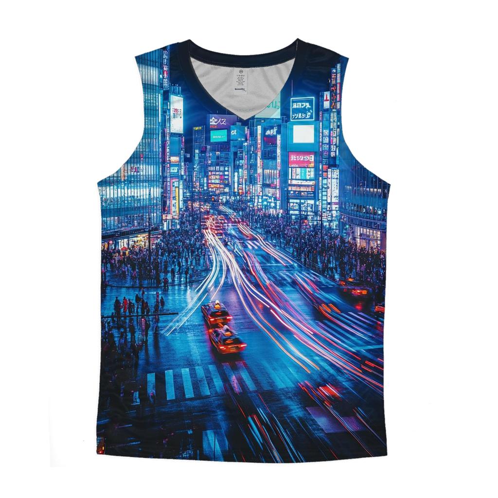 Shibuya Crossing - Tokyo casual summer tank tops