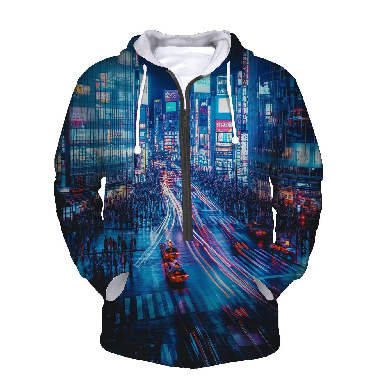 Shibuya Crossing - Tokyo heavyweight hoodies