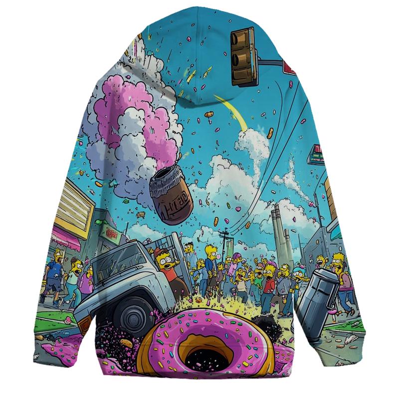 Springfield Sinkhole Street Carnival printed hoodies