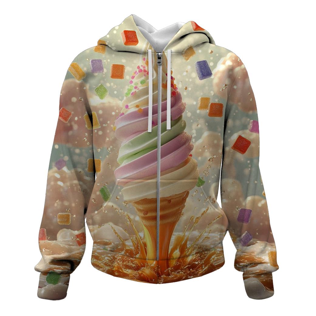 Soft Serve Meteor Bloom pullover hoodies
