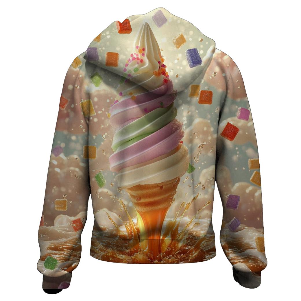Soft Serve Meteor Bloom pullover hoodies