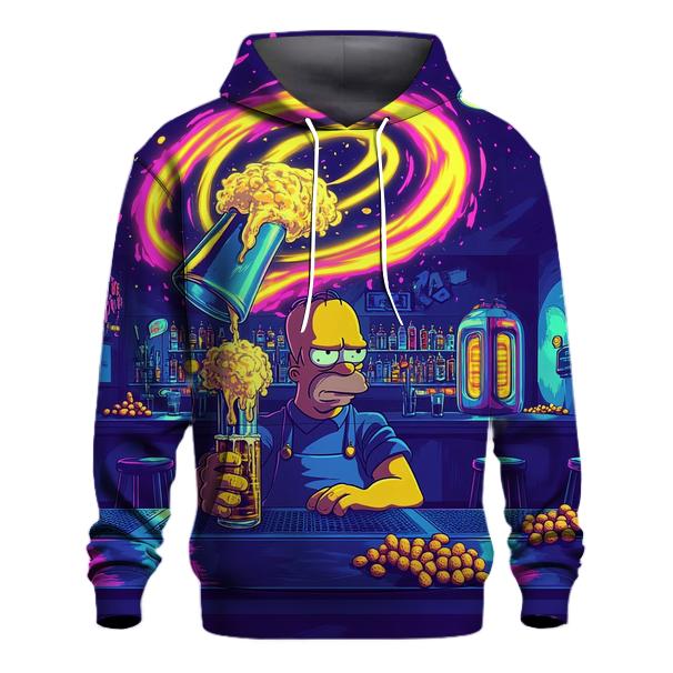 Moes Neon Time Loop Pour hoodie styles