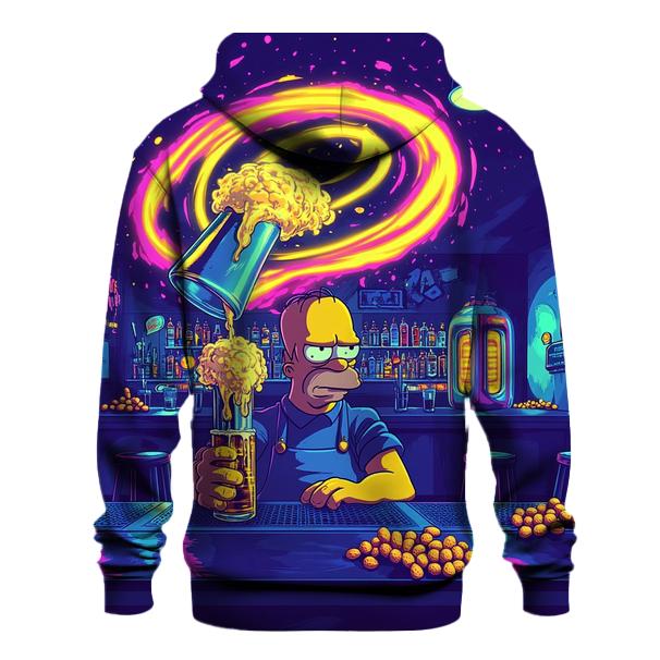 Moes Neon Time Loop Pour hoodie styles