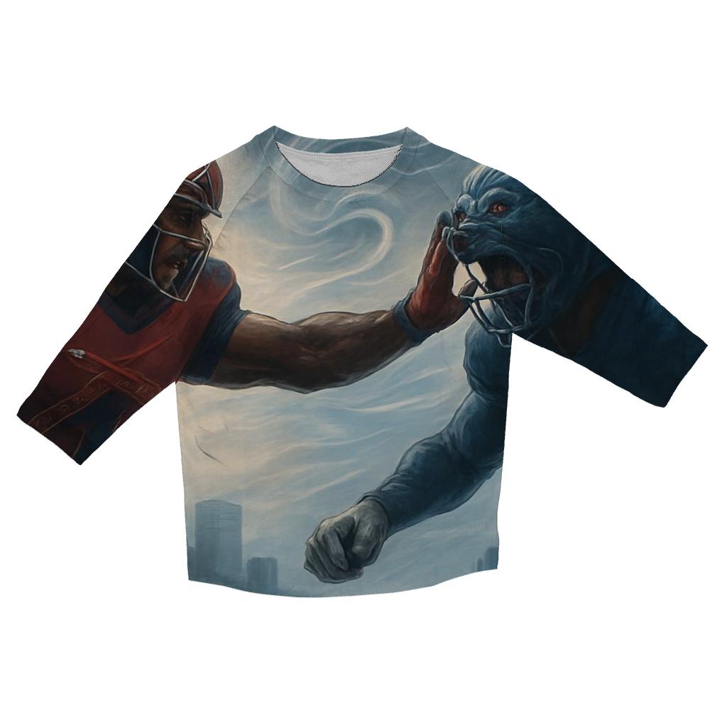 Skybridge Gridiron Duel Braves Versus Cubs trendy 3/4 sleeve tops