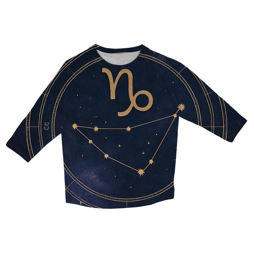 Capricorn Saturn Return Star Chart personalized 3/4 sleeve tees