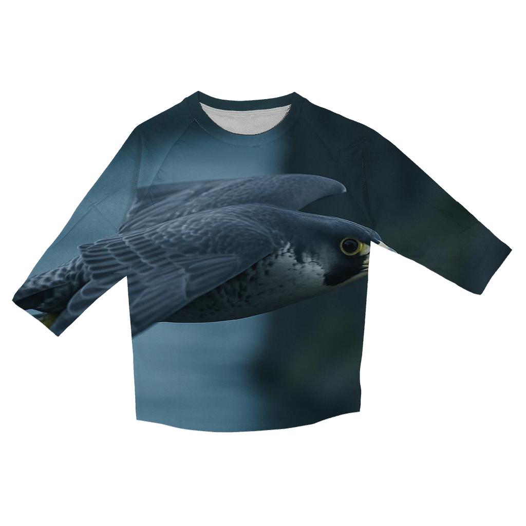 Mistline Pursuit Peregrine Falcon personalized 3/4 sleeve tees