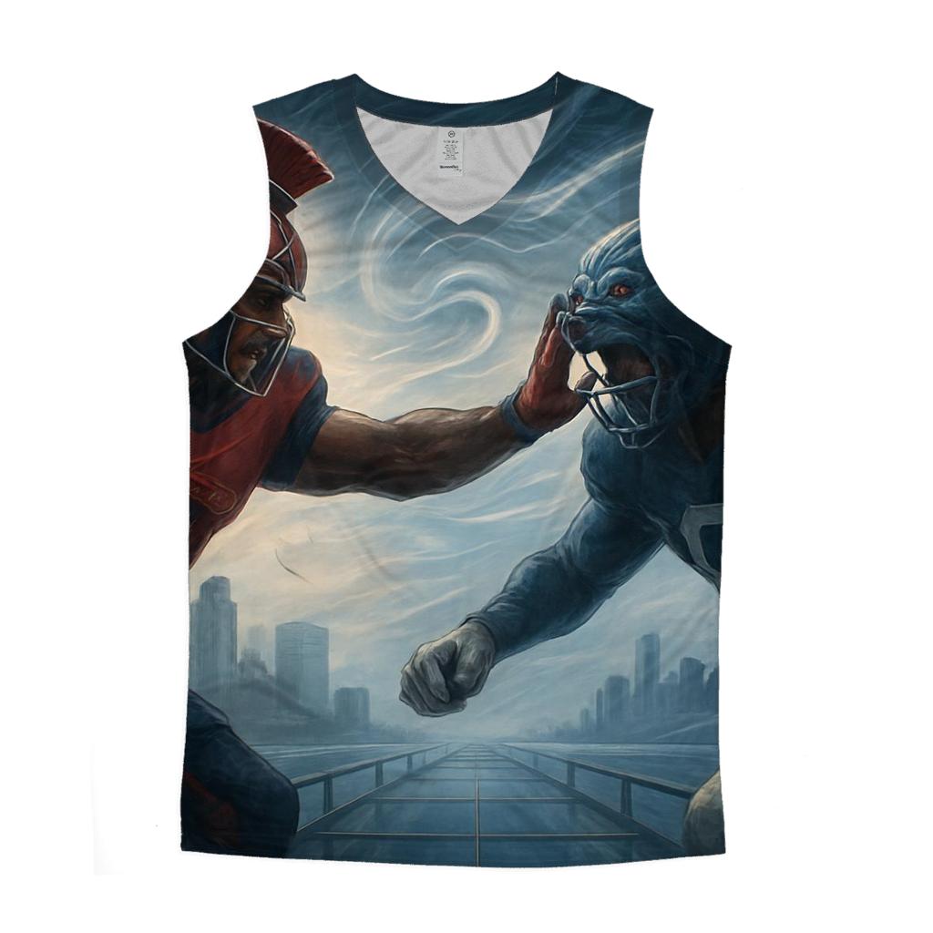 Skybridge Gridiron Duel Braves Versus Cubs stylish racerback tanks