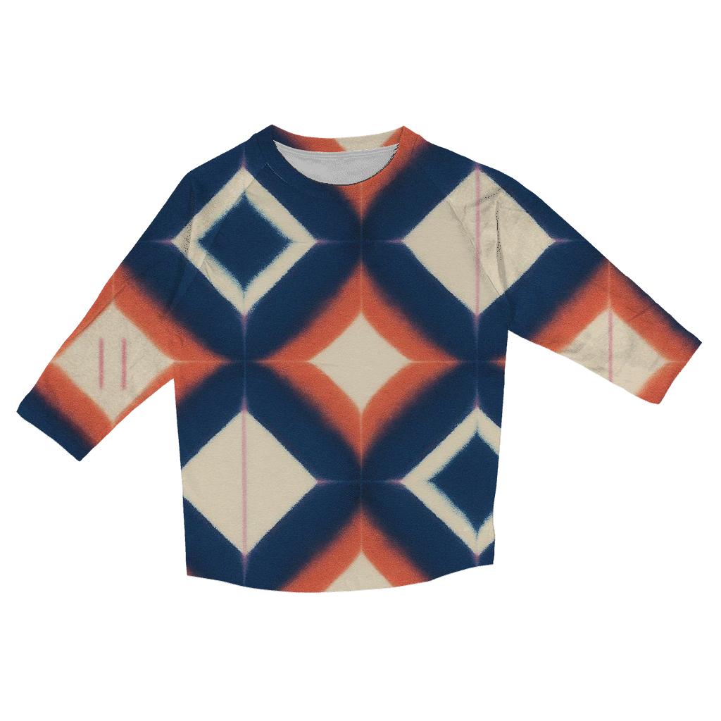 Pulsar Itajime Clamp Grid Burst designer 3/4 sleeve blouses